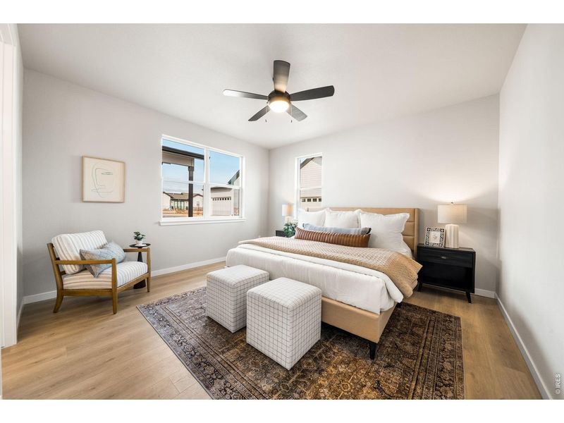 Furnished interior view inside a new home in , Fort Collins (Image 6).