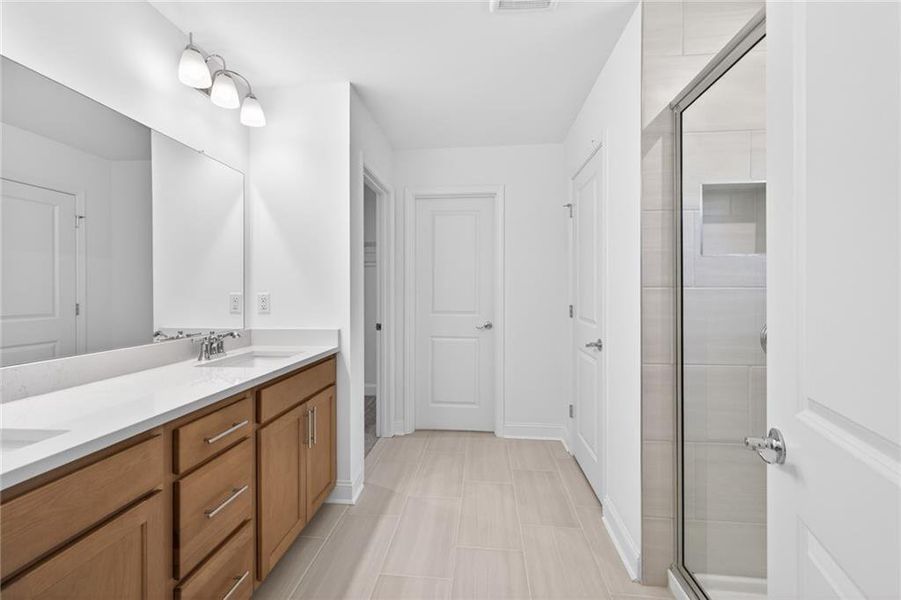 Furnished interior view inside a new home in Riversprings, Dacula (Image 9).
