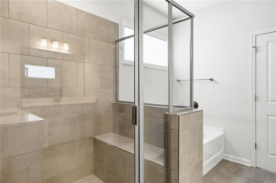 Furnished interior view inside a new home in Carmichael Farms, Canton (Image 10).