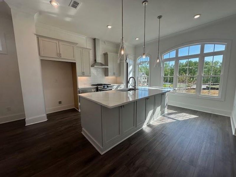 Furnished interior view inside a new home in Waterhaven, Cumming (Image 8). Furnished interior view inside a new home in Waterhaven, Cumming (Image 8).