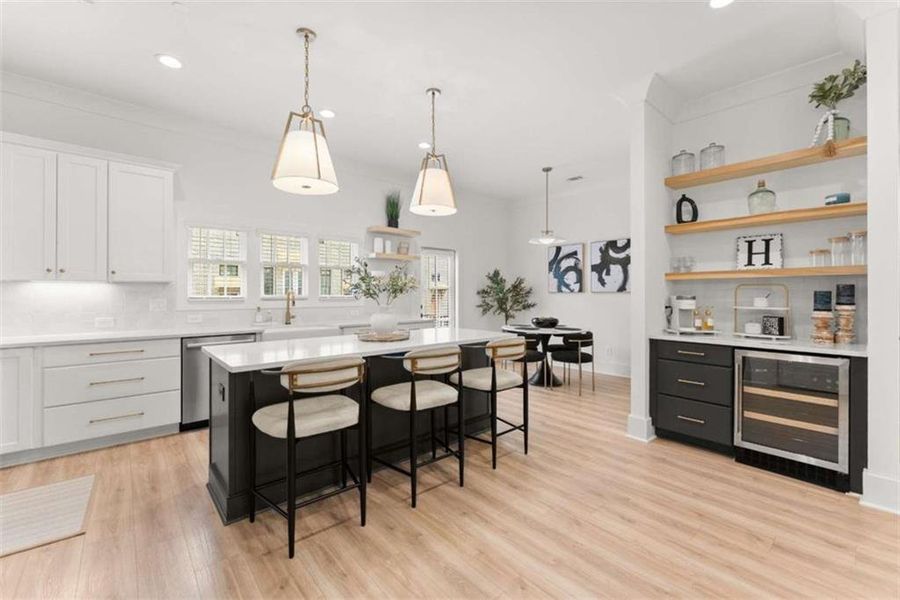 Furnished interior view inside a new home in Skyview On Broad, Sugar Hill (Image 20).