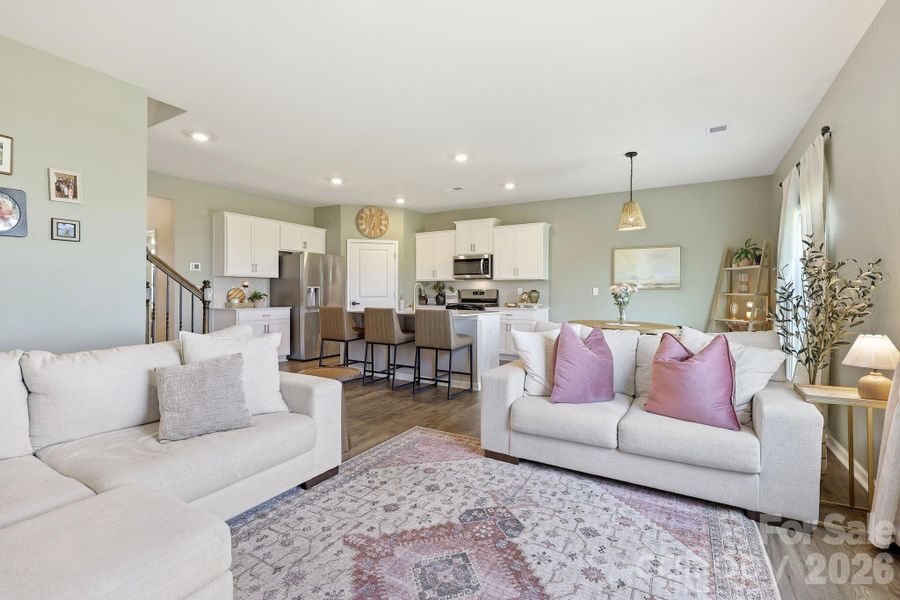 Furnished interior view inside a new home in , Fletcher (Image 12).