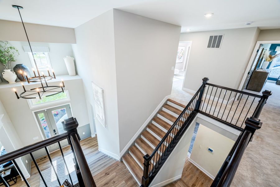 Representative unfurnished interior of a home built from the Beckett by Fischer Homes in Veranda Manor, Canton (Image 21).
