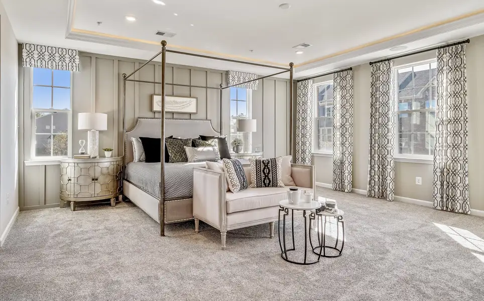 Representative furnished interior of a home built from the Wylie by Caruso Homes in Magnolia Acres, Fuquay Varina (Image 11).