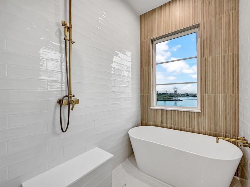 Furnished interior view inside a new home in , Galveston (Image 14).