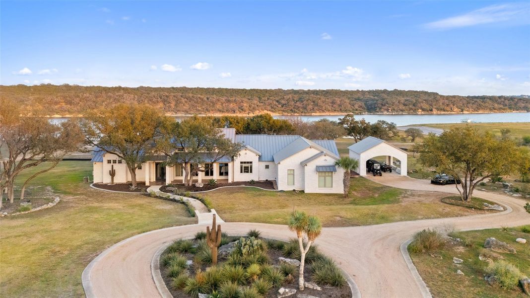 Aerial view of Arcadia Clubhouse