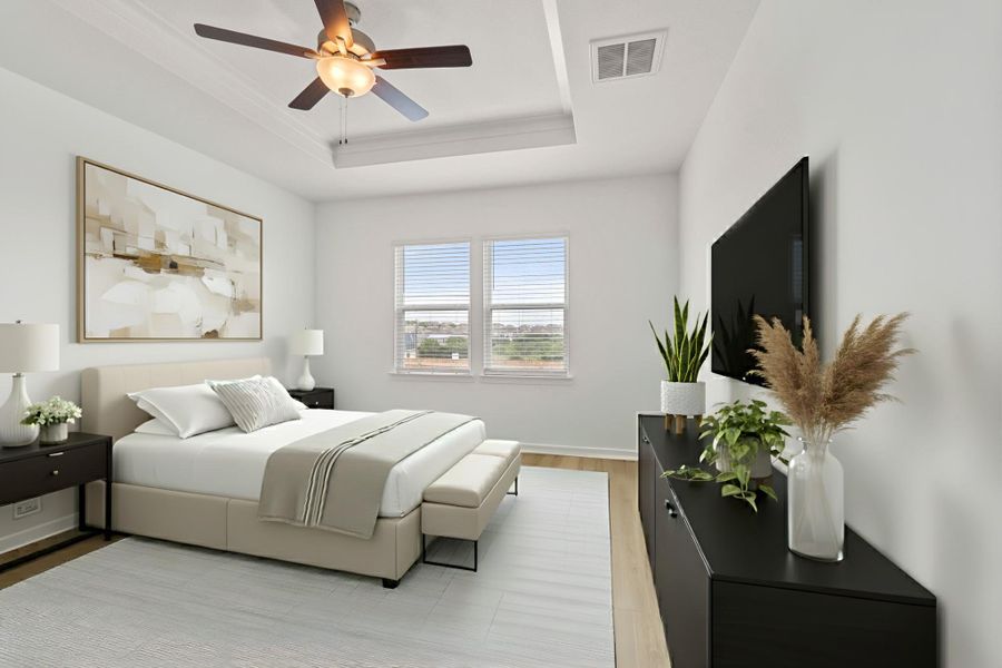 Furnished interior view inside a new home in Skyview, Belton (Image 8).