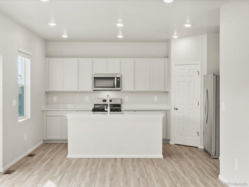 Furnished interior view inside a new home in Westgate, Greeley (Image 9). Furnished interior view inside a new home in Westgate, Greeley (Image 9).