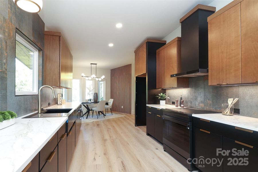 Furnished interior view inside a new home in , Charlotte (Image 29).