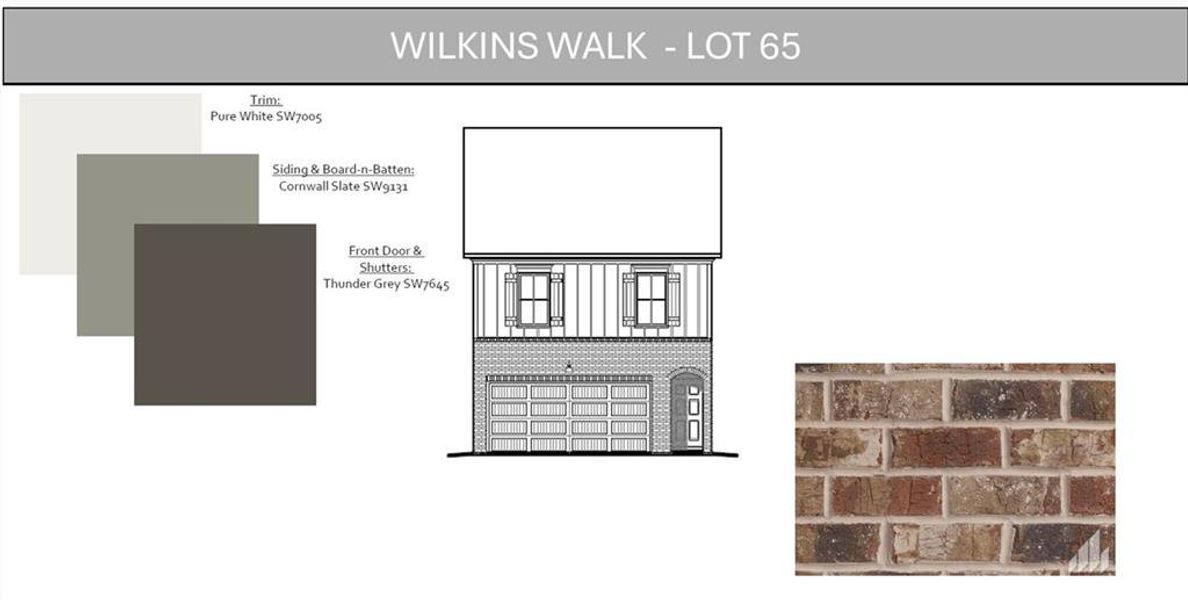 Sample of building materials used in homes in Wilkins Walk, Mableton (Image 32). Sample of building materials used in homes in Wilkins Walk, Mableton (Image 32).