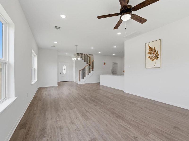 Bright, open, and welcoming, the living area offers the perfect place to relax, gather, and enjoy everyday moments at home.