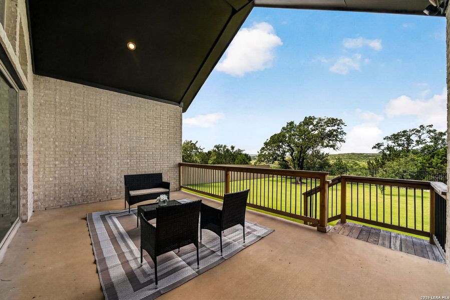 Exterior details and patio area of a home in , Bulverde (Image 26).