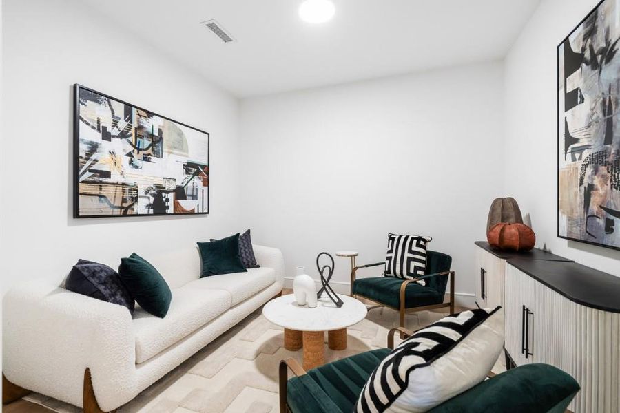 Furnished interior view inside a new home in The Dillon Buckhead, Atlanta (Image 14). Furnished interior view inside a new home in The Dillon Buckhead, Atlanta (Image 14).