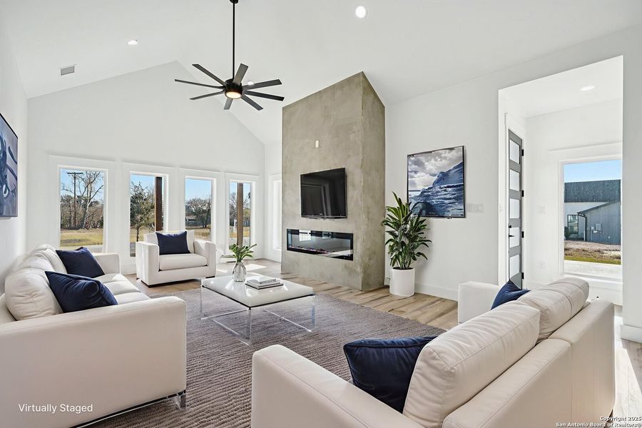 Furnished interior view inside a new home in , Kerrville (Image 14).