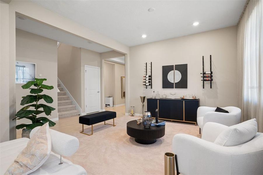 Furnished interior view inside a new home in , Winter Garden (Image 32).