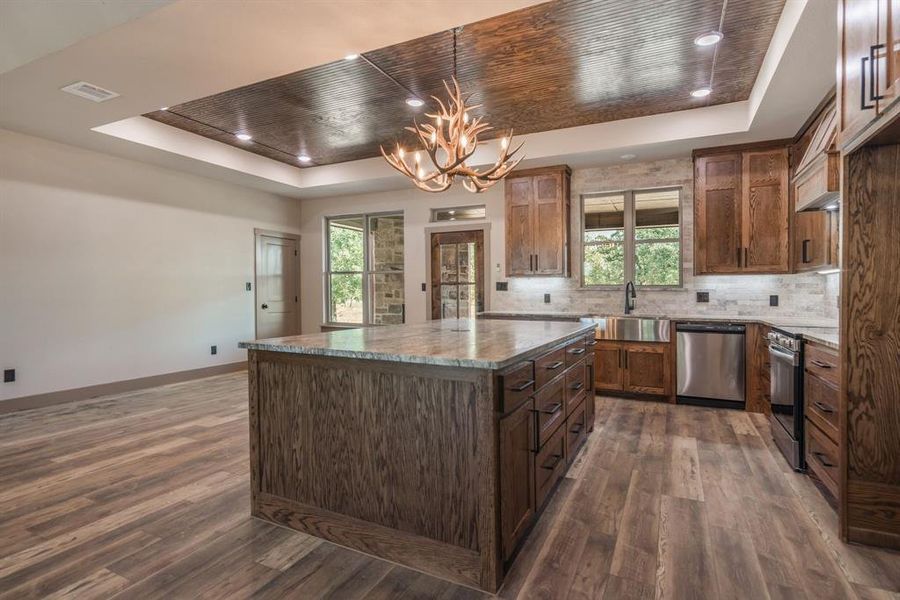 Furnished interior view inside a new home in , Loving (Image 3).