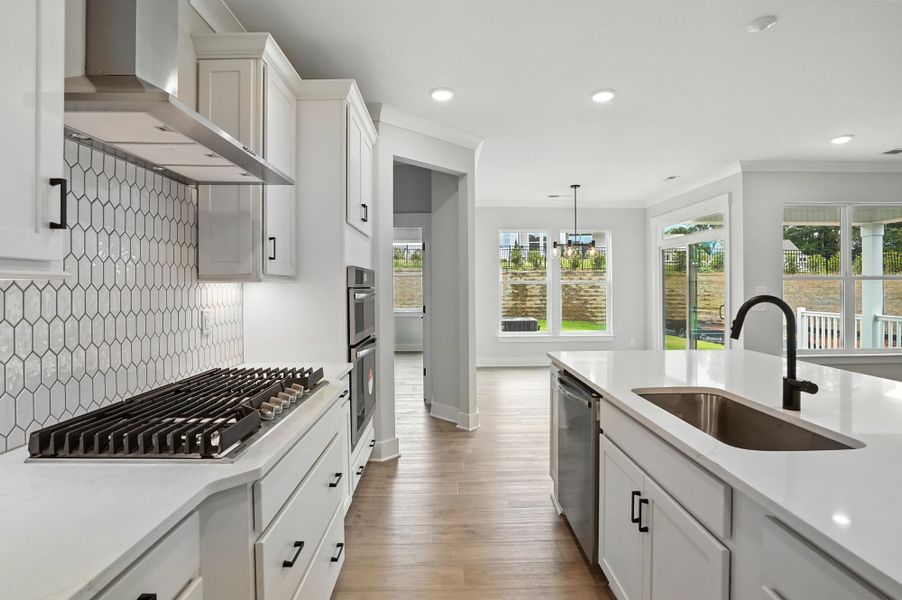Furnished interior view inside a new home in Villas at Prestwick, Mooresville (Image 6).