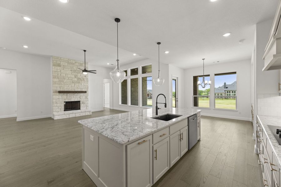 Furnished interior view inside a new home in The Meadows, Gunter (Image 13). Furnished interior view inside a new home in The Meadows, Gunter (Image 13).