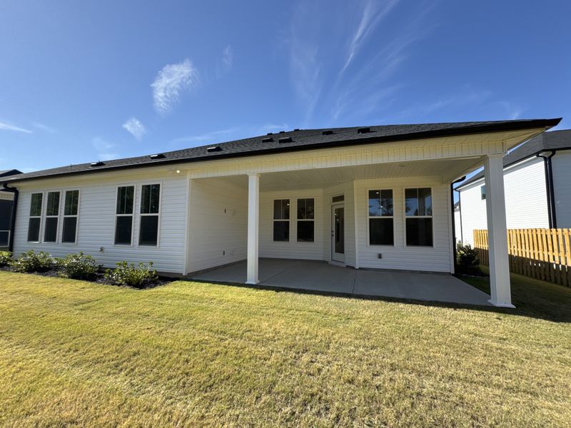 Exterior details and patio area of a home in Windsor, North Augusta (Image 3).