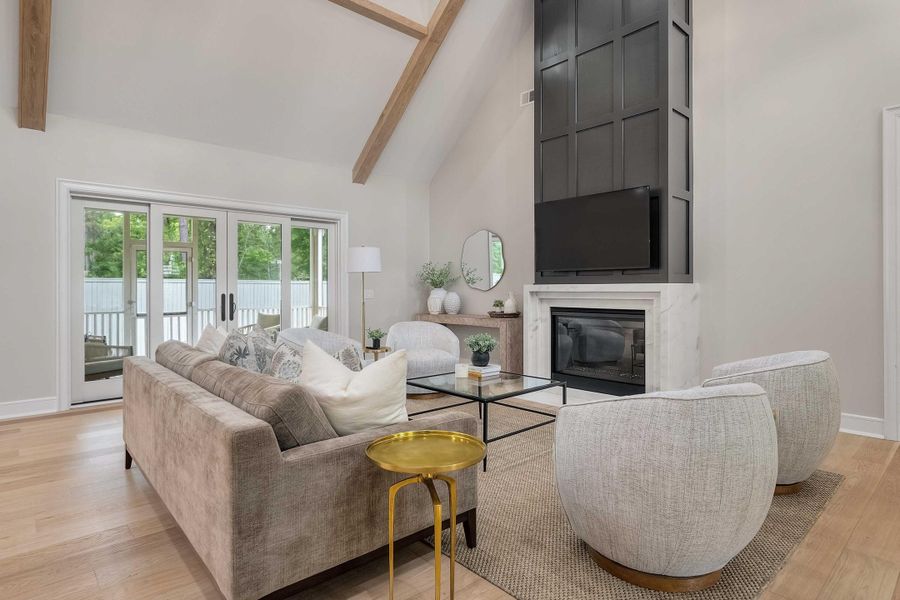 Furnished interior view inside a new home in , Johns Island (Image 6).