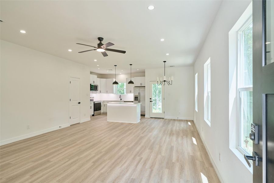 Entry from the front door