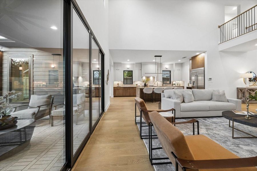 Furnished interior view inside a new home in , Houston (Image 25).