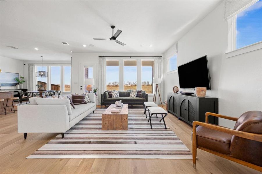 Furnished interior view inside a new home in North Square at Uptown, Celina (Image 6).