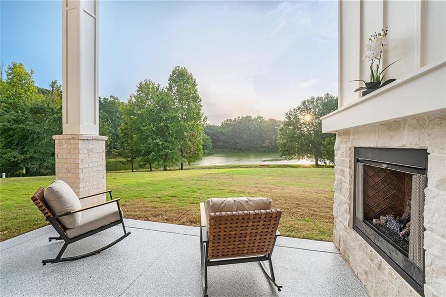 Exterior details and patio area of a home in , Lawrenceville (Image 37).