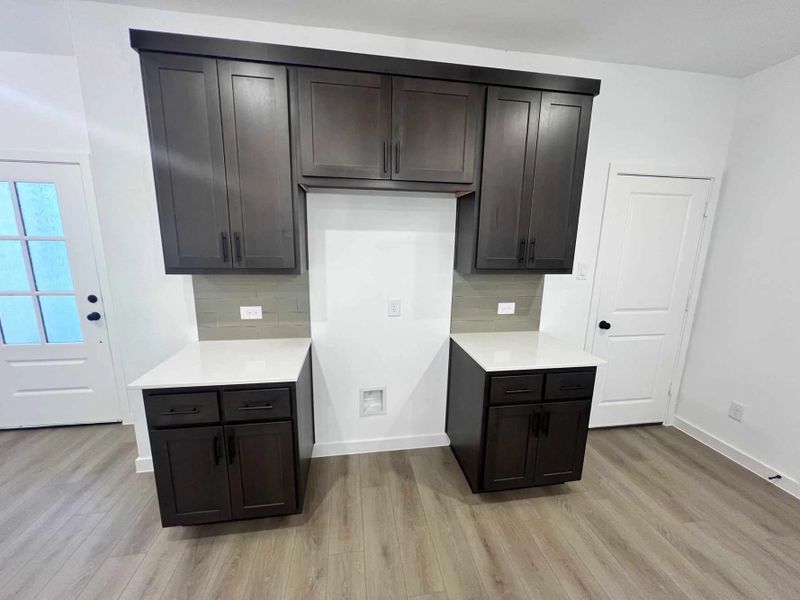 Kitchen Construction Progress featuring the Laguna Collection