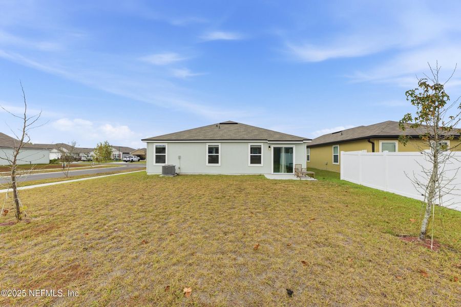 Exterior details and patio area of a home in Cross Creek Express, Green Cove Springs (Image 24). Exterior details and patio area of a home in Cross Creek Express, Green Cove Springs (Image 24).