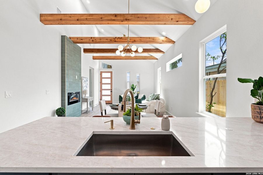 Furnished interior view inside a new home in , San Antonio (Image 6).