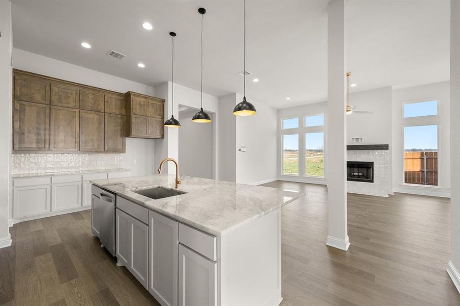 Furnished interior view inside a new home in Bull Hide Estates, Hewitt (Image 9).