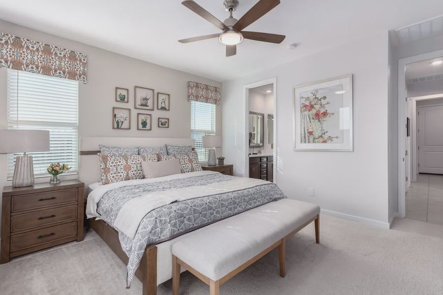 Furnished interior view inside a new home in Avanti at Granite Vista, Waddell (Image 10).