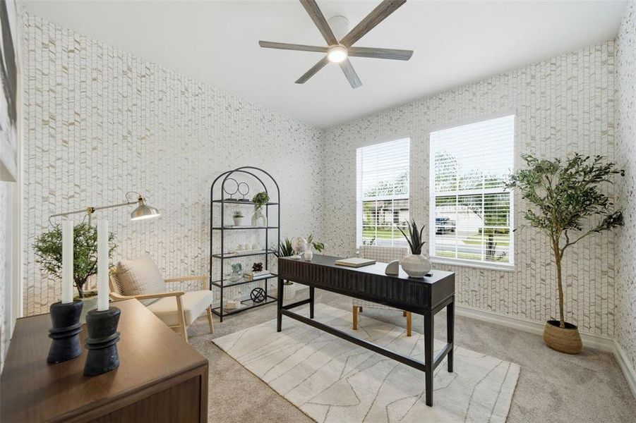 Furnished interior view inside a new home in Pearl Estates, Lutz (Image 32).
