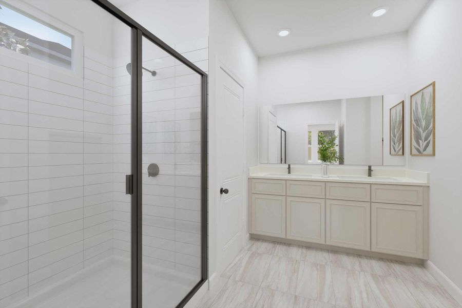 The Rosette - Owner's Bath
