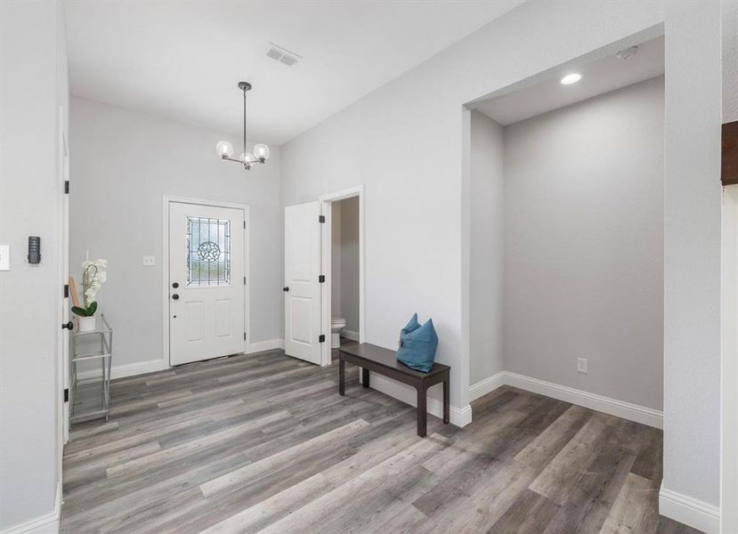 Furnished interior view inside a new home in , Azle (Image 17).