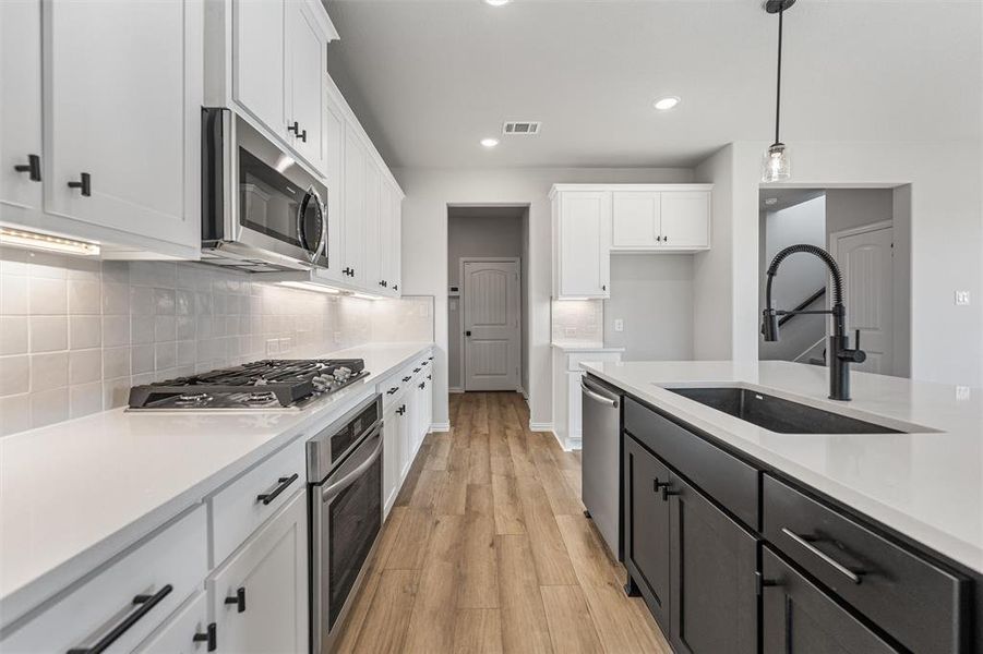 Furnished interior view inside a new home in Morningstar, Aledo (Image 13). Furnished interior view inside a new home in Morningstar, Aledo (Image 13).