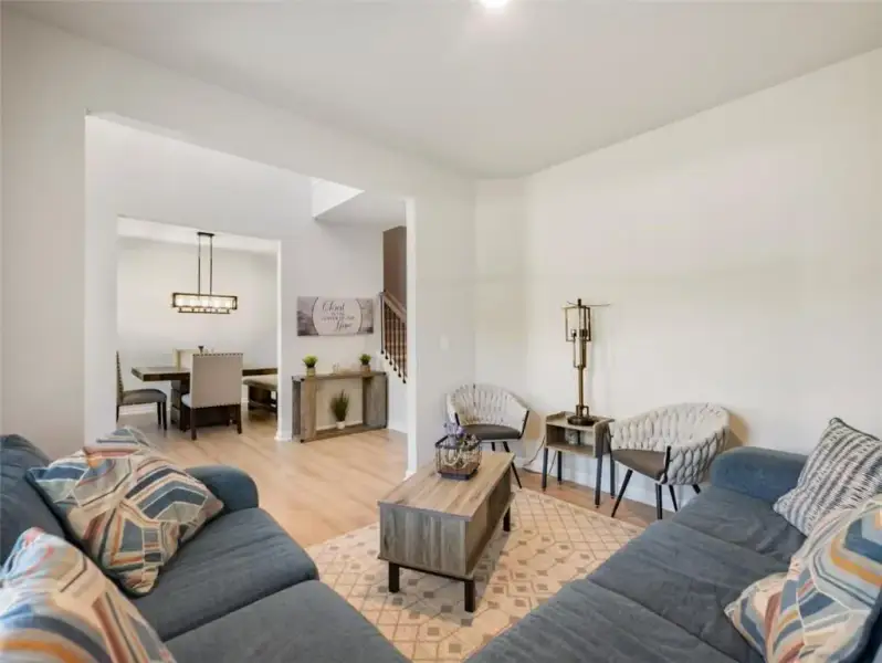 Furnished interior view inside a new home in Joel's Landing, Monroe (Image 7).