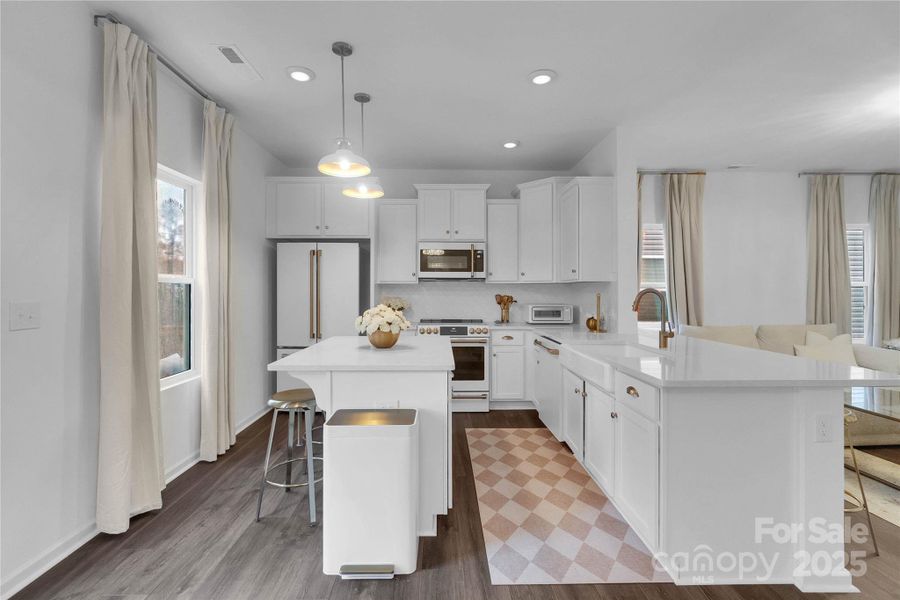 Furnished interior view inside a new home in Aubreywood, Charlotte (Image 15). Furnished interior view inside a new home in Aubreywood, Charlotte (Image 15).