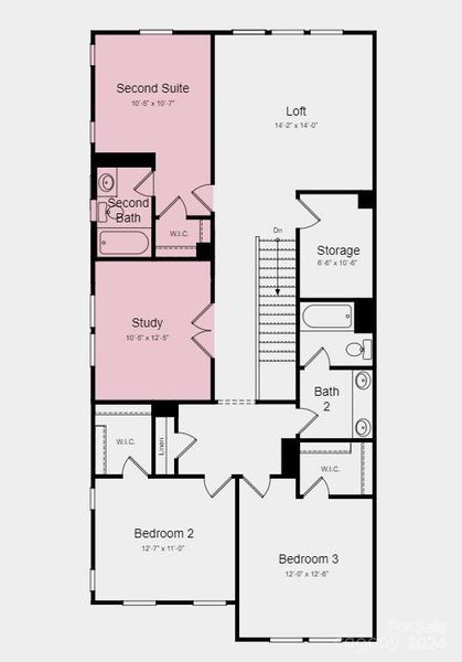 Structural options added include: second suite upstairs, study, gourmet kitchen.