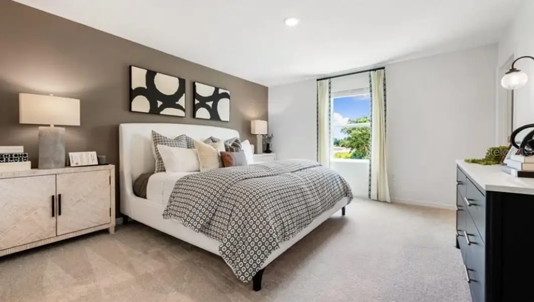 Furnished interior view inside a new home in The Townhomes at Azario Lakewood Ranch, Bradenton (Image 8).