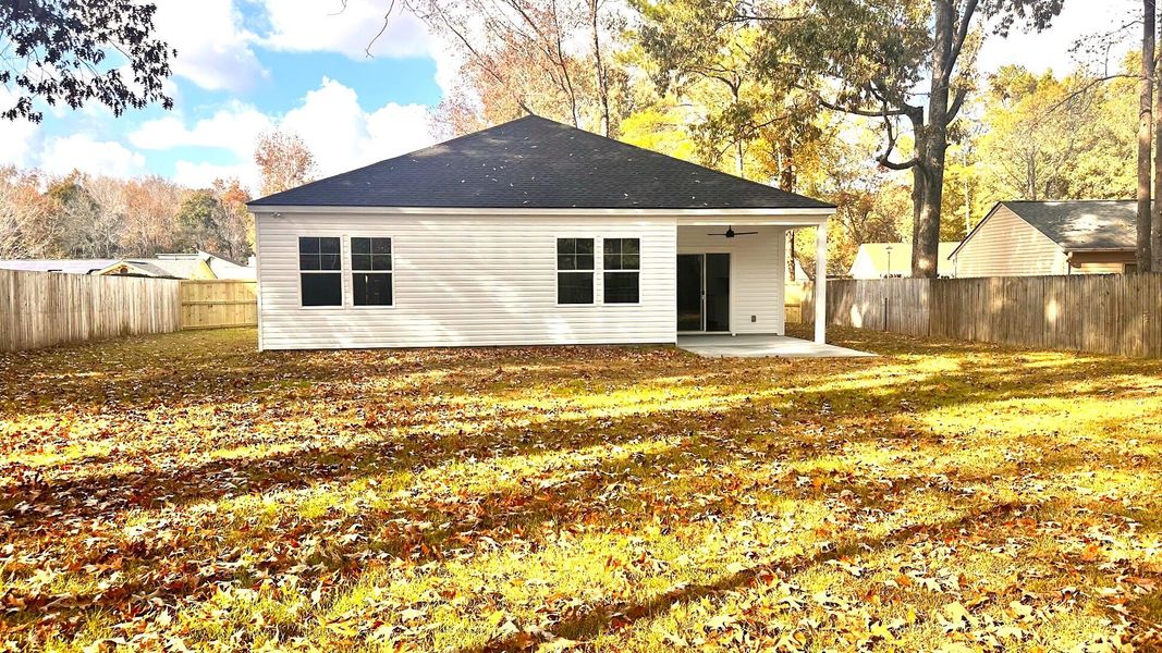 Exterior details and patio area of a home in , North Charleston (Image 3). Exterior details and patio area of a home in , North Charleston (Image 3).