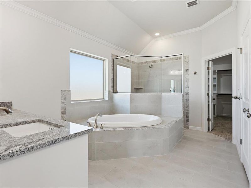 Furnished interior view inside a new home in , Weatherford (Image 6).