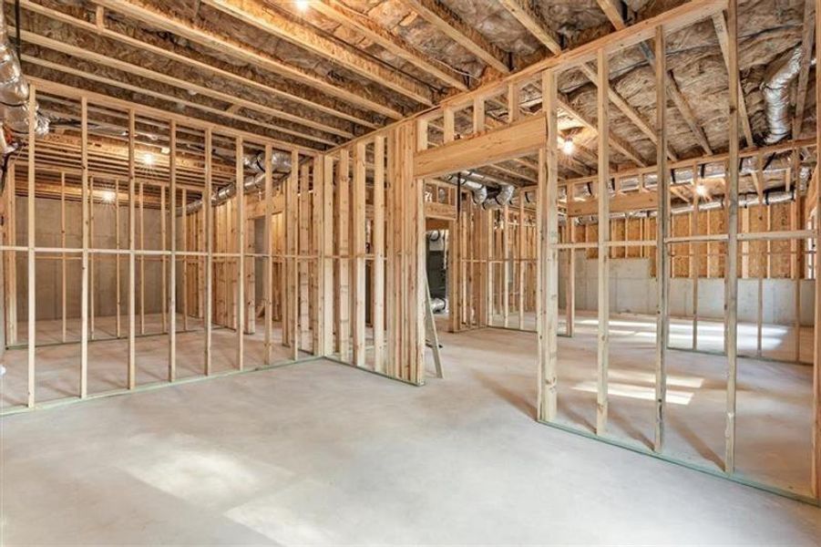 In-progress construction of a new home in , Rome, GA (Image 50).