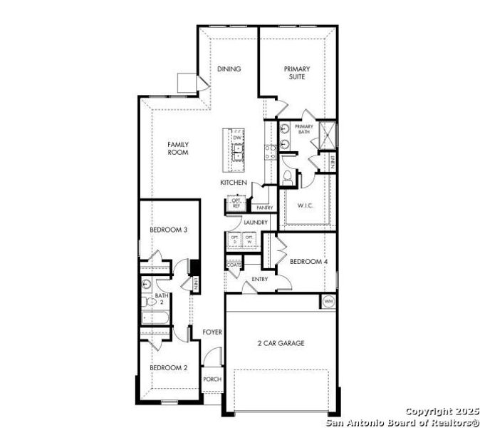 2D floor plan layout of this home in Carmel Ranch, Schertz, TX (Image 3). 2D floor plan layout of this home in Carmel Ranch, Schertz, TX (Image 3).