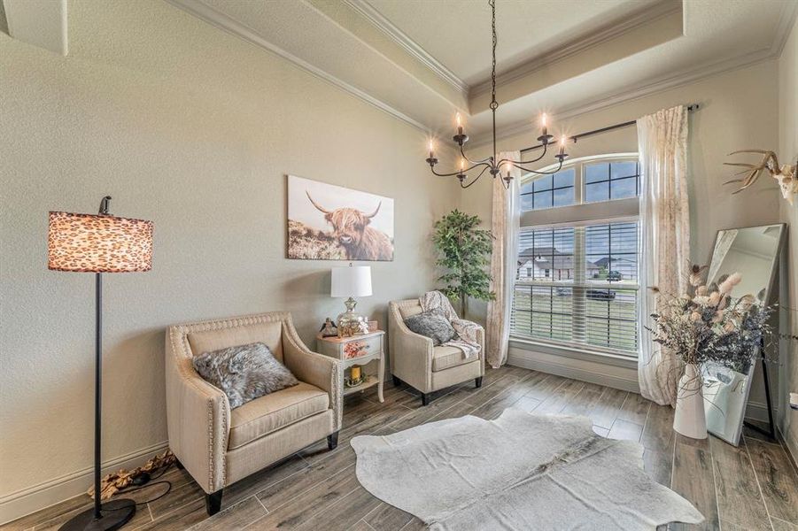 Furnished interior view inside a new home in , Weatherford (Image 13).