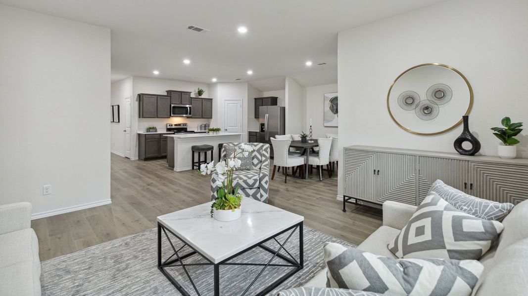 Furnished interior view inside a new home in Cartwright Ranch, Crandall (Image 11).