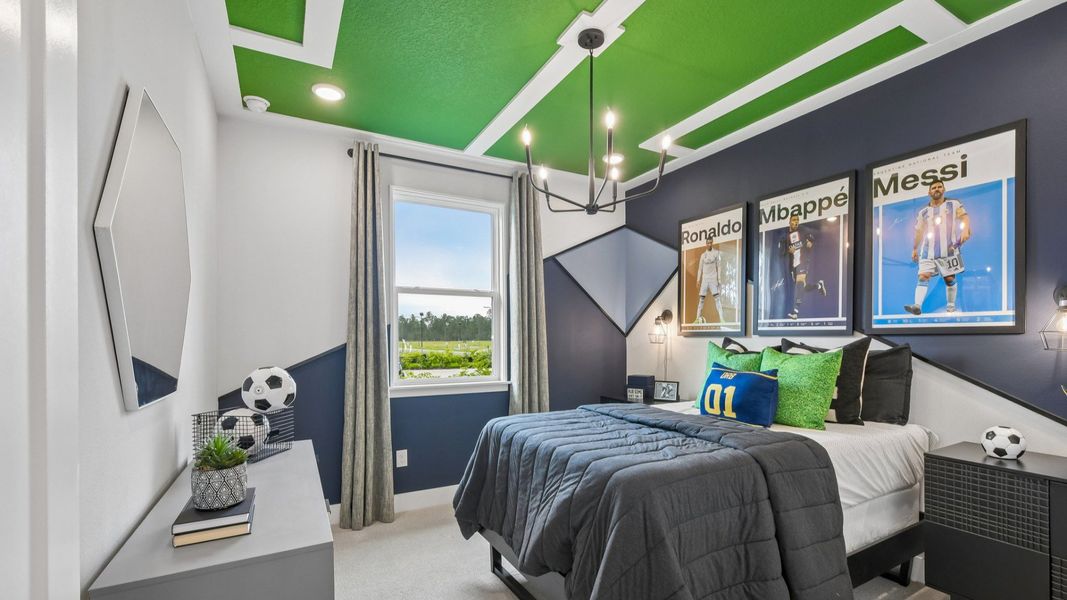Representative furnished interior of a home built from the Marigold by DRB Homes in Ardisia Park, New Smyrna Beach (Image 61).