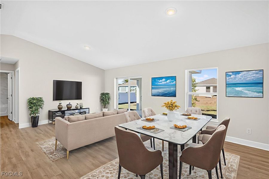 Furnished interior view inside a new home in Cape Coral, Cape Coral (Image 7).