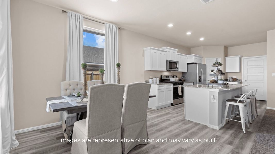 Furnished interior in a model home at Overlook West in Wolfforth (Image 23).
